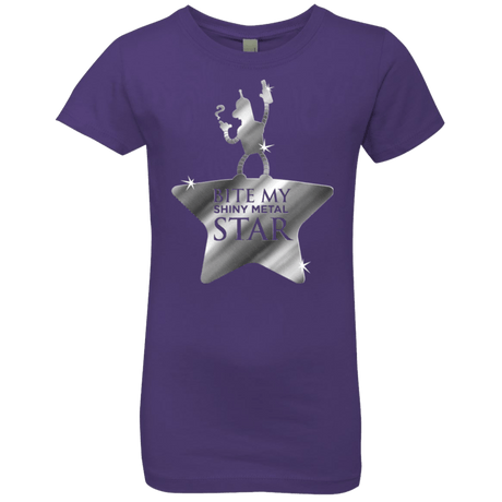 T-Shirts Purple Rush / YXS Bite my Shiny Metal Star Girls Premium T-Shirt