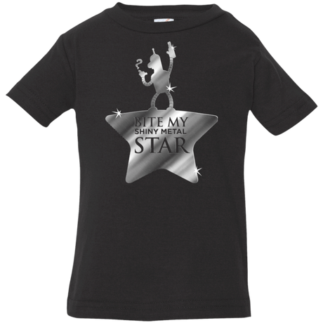 T-Shirts Black / 6 Months Bite my Shiny Metal Star Infant Premium T-Shirt