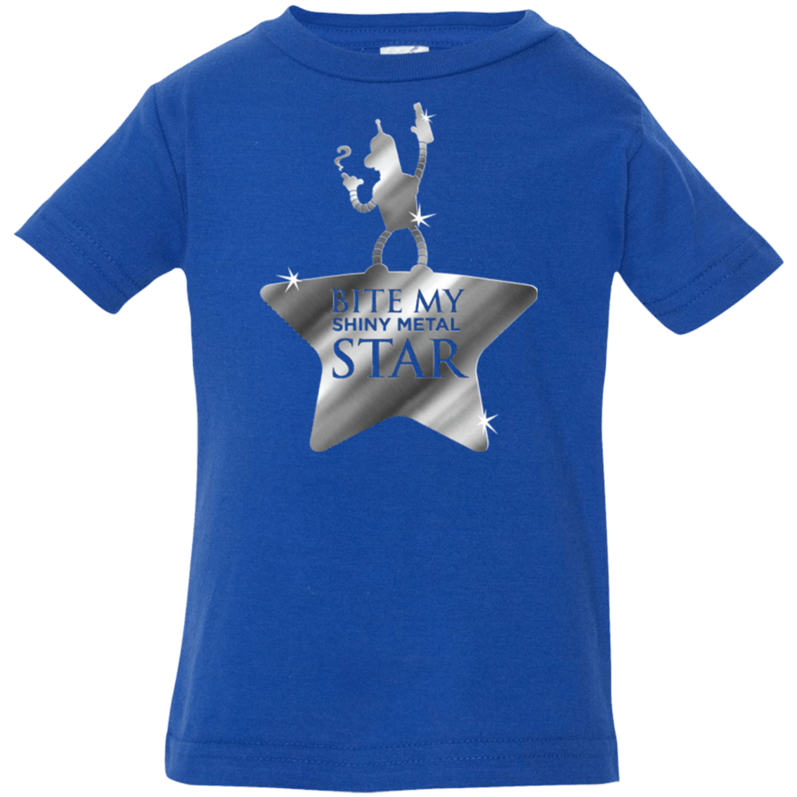 T-Shirts Royal / 6 Months Bite my Shiny Metal Star Infant Premium T-Shirt
