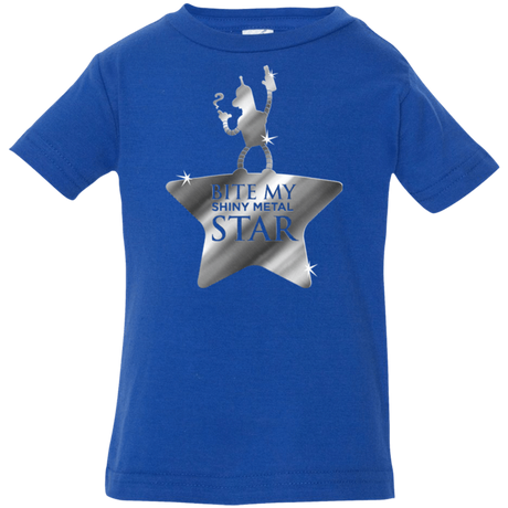 T-Shirts Royal / 6 Months Bite my Shiny Metal Star Infant Premium T-Shirt