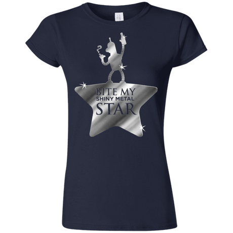 T-Shirts Navy / S Bite my Shiny Metal Star Junior Slimmer-Fit T-Shirt