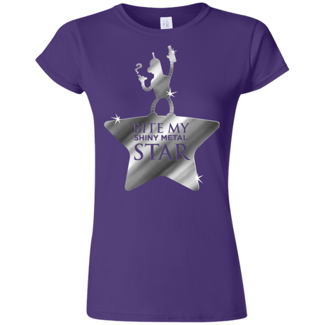 T-Shirts Purple / S Bite my Shiny Metal Star Junior Slimmer-Fit T-Shirt