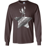 T-Shirts Dark Chocolate / S Bite my Shiny Metal Star Men's Long Sleeve T-Shirt