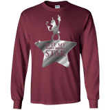 T-Shirts Maroon / S Bite my Shiny Metal Star Men's Long Sleeve T-Shirt