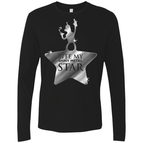 T-Shirts Black / S Bite my Shiny Metal Star Men's Premium Long Sleeve