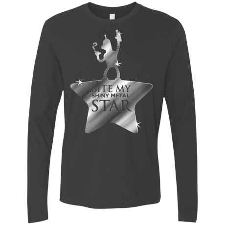 T-Shirts Heavy Metal / S Bite my Shiny Metal Star Men's Premium Long Sleeve