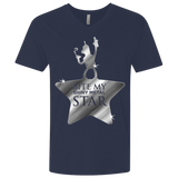 T-Shirts Midnight Navy / X-Small Bite my Shiny Metal Star Men's Premium V-Neck