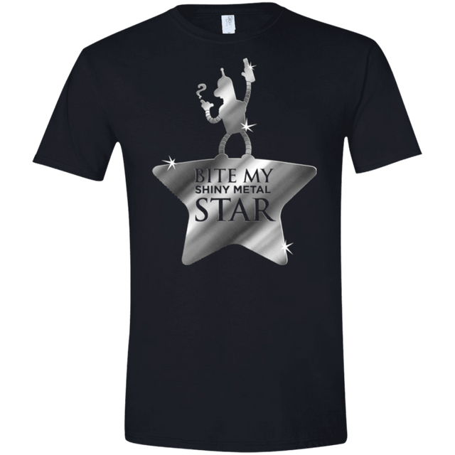T-Shirts Black / X-Small Bite my Shiny Metal Star Men's Semi-Fitted Softstyle
