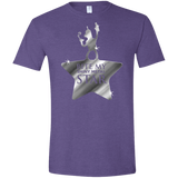 T-Shirts Heather Purple / S Bite my Shiny Metal Star Men's Semi-Fitted Softstyle