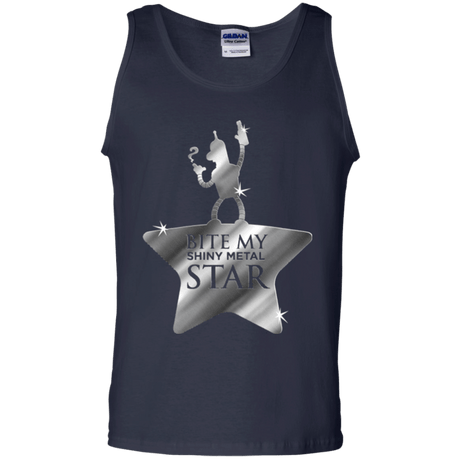 T-Shirts Navy / S Bite my Shiny Metal Star Men's Tank Top