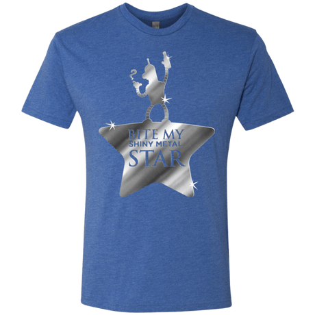 T-Shirts Vintage Royal / S Bite my Shiny Metal Star Men's Triblend T-Shirt