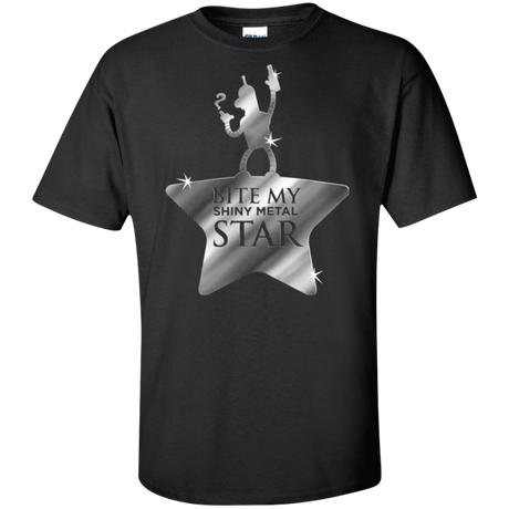 T-Shirts Black / XLT Bite my Shiny Metal Star Tall T-Shirt