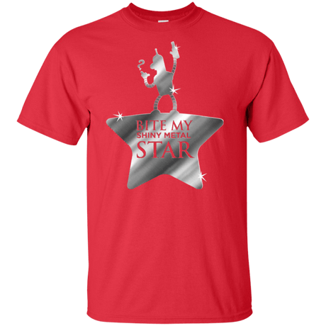 T-Shirts Red / XLT Bite my Shiny Metal Star Tall T-Shirt