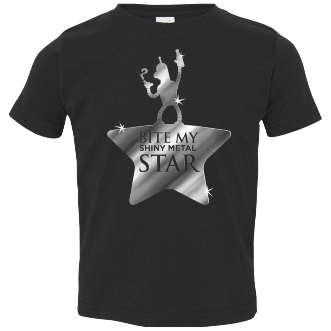 T-Shirts Black / 2T Bite my Shiny Metal Star Toddler Premium T-Shirt