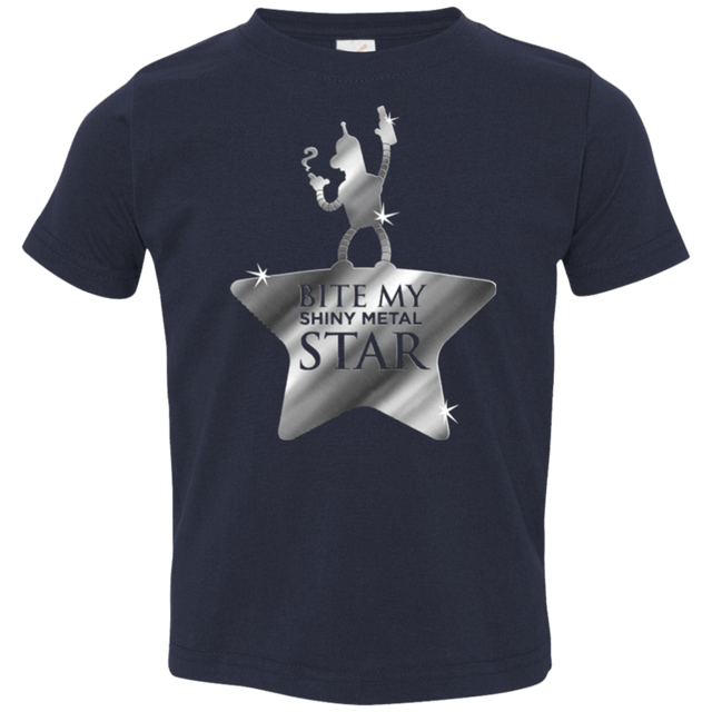 T-Shirts Navy / 2T Bite my Shiny Metal Star Toddler Premium T-Shirt