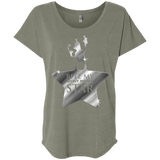 T-Shirts Venetian Grey / X-Small Bite my Shiny Metal Star Triblend Dolman Sleeve