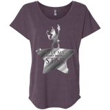 T-Shirts Vintage Purple / X-Small Bite my Shiny Metal Star Triblend Dolman Sleeve