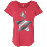 T-Shirts Vintage Red / X-Small Bite my Shiny Metal Star Triblend Dolman Sleeve