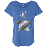 T-Shirts Vintage Royal / X-Small Bite my Shiny Metal Star Triblend Dolman Sleeve