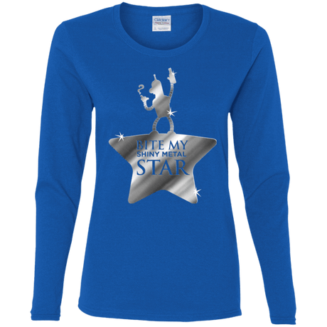 T-Shirts Royal / S Bite my Shiny Metal Star Women's Long Sleeve T-Shirt