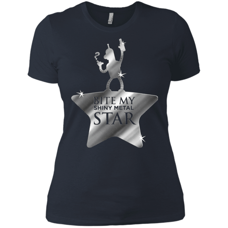 T-Shirts Indigo / X-Small Bite my Shiny Metal Star Women's Premium T-Shirt