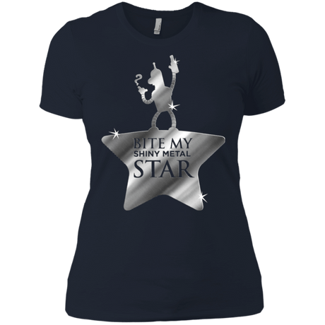 T-Shirts Midnight Navy / X-Small Bite my Shiny Metal Star Women's Premium T-Shirt