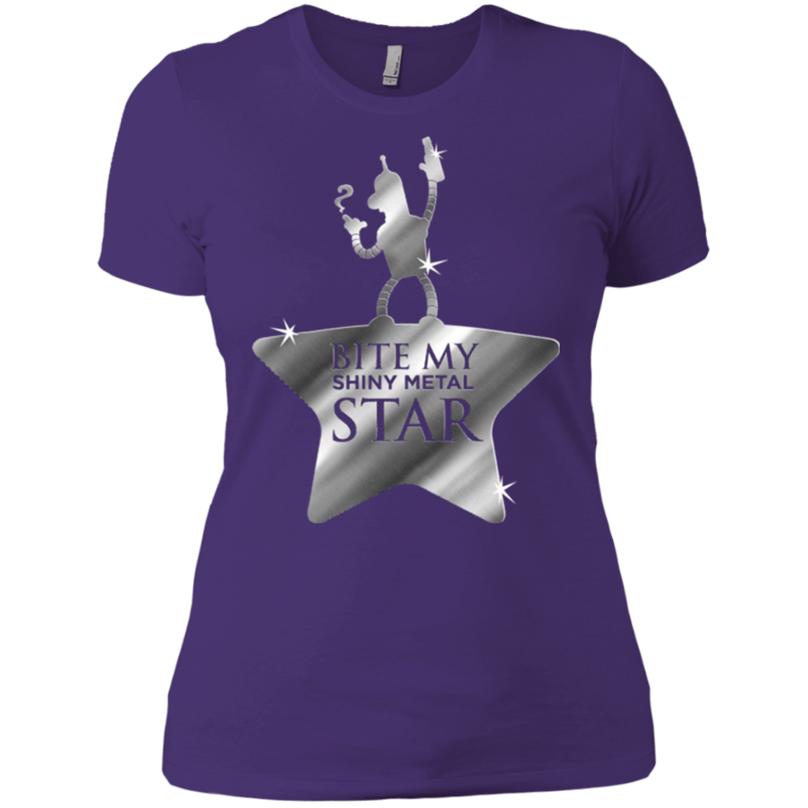 T-Shirts Purple Rush/ / X-Small Bite my Shiny Metal Star Women's Premium T-Shirt