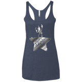 T-Shirts Vintage Navy / X-Small Bite my Shiny Metal Star Women's Triblend Racerback Tank