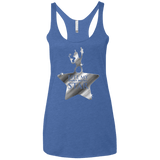 T-Shirts Vintage Royal / X-Small Bite my Shiny Metal Star Women's Triblend Racerback Tank