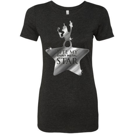 T-Shirts Vintage Black / S Bite my Shiny Metal Star Women's Triblend T-Shirt