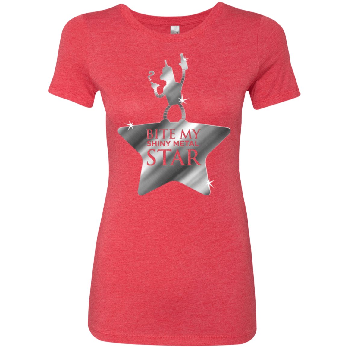 T-Shirts Vintage Red / S Bite my Shiny Metal Star Women's Triblend T-Shirt