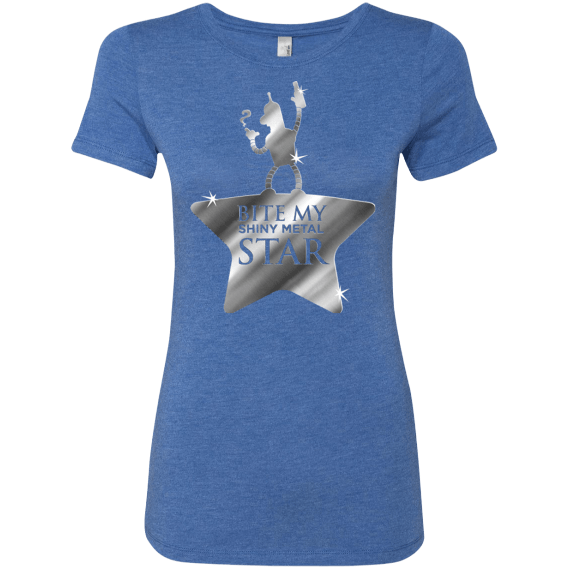 T-Shirts Vintage Royal / S Bite my Shiny Metal Star Women's Triblend T-Shirt
