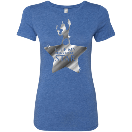 T-Shirts Vintage Royal / S Bite my Shiny Metal Star Women's Triblend T-Shirt