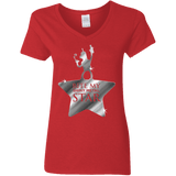 T-Shirts Red / S Bite my Shiny Metal Star Women's V-Neck T-Shirt