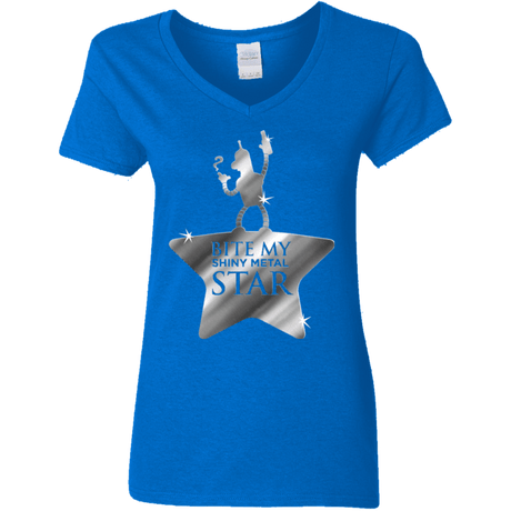 T-Shirts Royal / S Bite my Shiny Metal Star Women's V-Neck T-Shirt