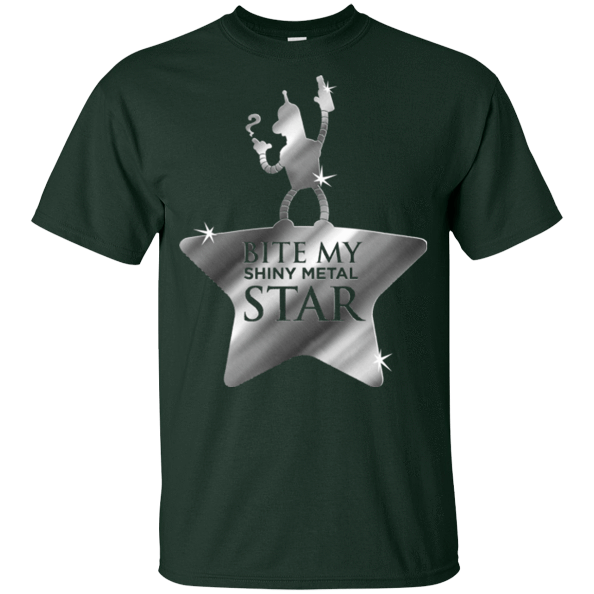 T-Shirts Forest / YXS Bite my Shiny Metal Star Youth T-Shirt