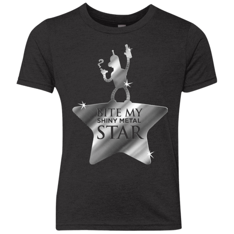 T-Shirts Vintage Black / YXS Bite my Shiny Metal Star Youth Triblend T-Shirt