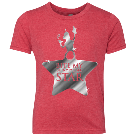 T-Shirts Vintage Red / YXS Bite my Shiny Metal Star Youth Triblend T-Shirt