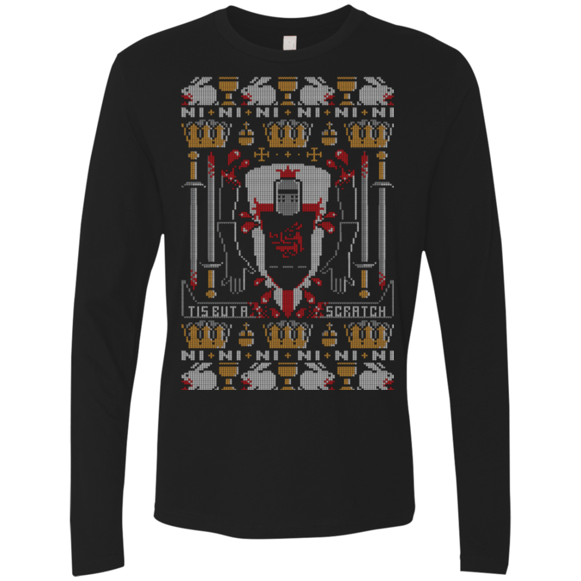 T-Shirts Black / Small Bite ya Legs Off Men's Premium Long Sleeve