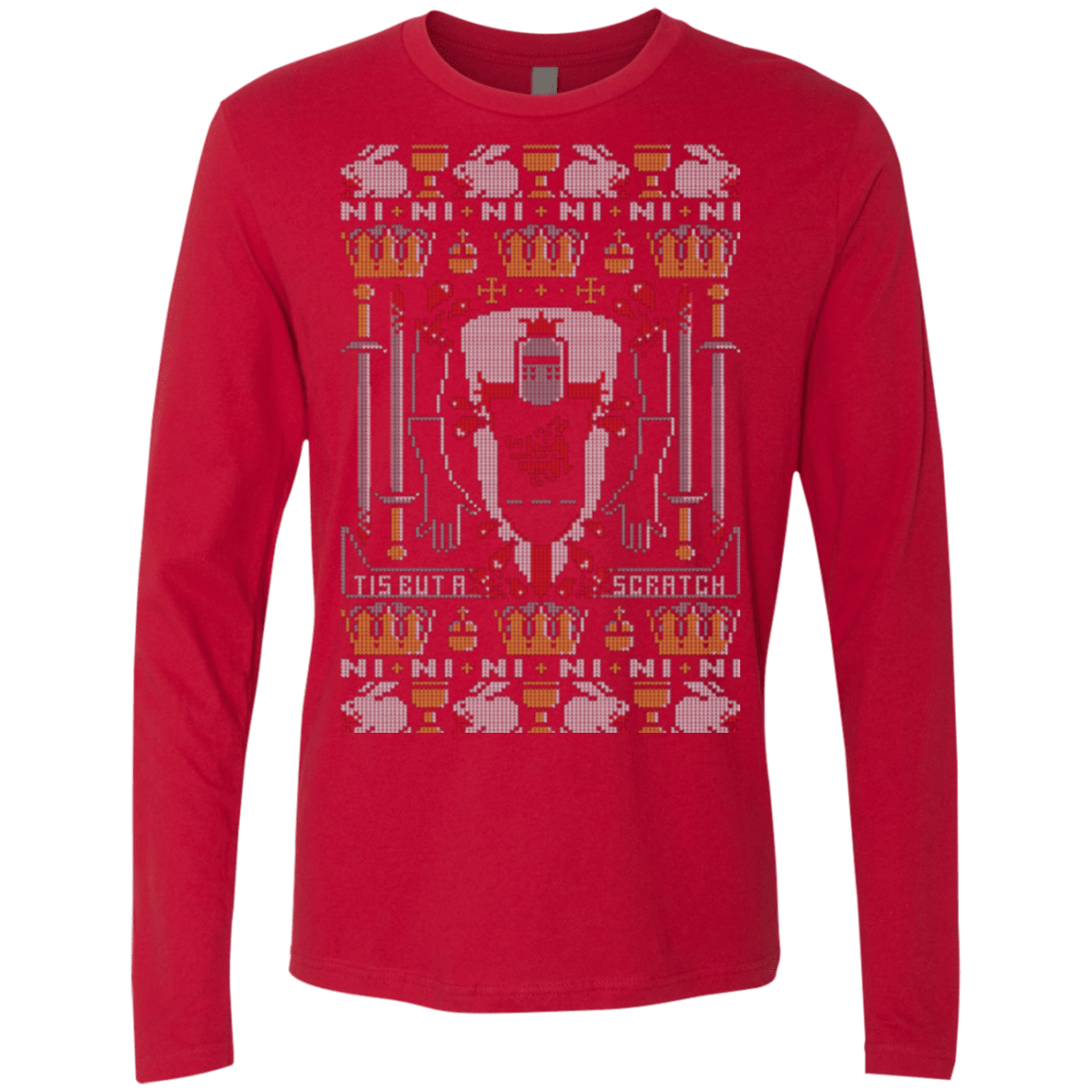 T-Shirts Red / Small Bite ya Legs Off Men's Premium Long Sleeve