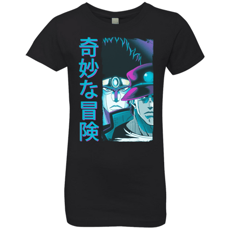 T-Shirts Black / YXS Bizarre Adventure Girls Premium T-Shirt