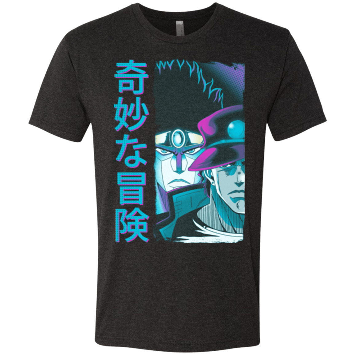 T-Shirts Vintage Black / Small Bizarre Adventure Men's Triblend T-Shirt