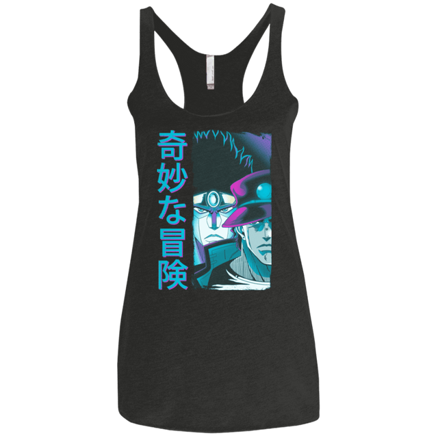 T-Shirts Vintage Black / X-Small Bizarre Adventure Women's Triblend Racerback Tank