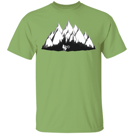 T-Shirts Kiwi / S Black and White Mountain Bike T-Shirt