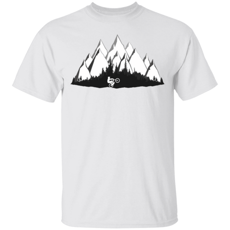 T-Shirts White / S Black and White Mountain Bike T-Shirt