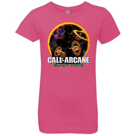 T-Shirts Hot Pink / YXS Black arts Girls Premium T-Shirt