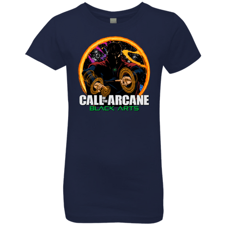 T-Shirts Midnight Navy / YXS Black arts Girls Premium T-Shirt