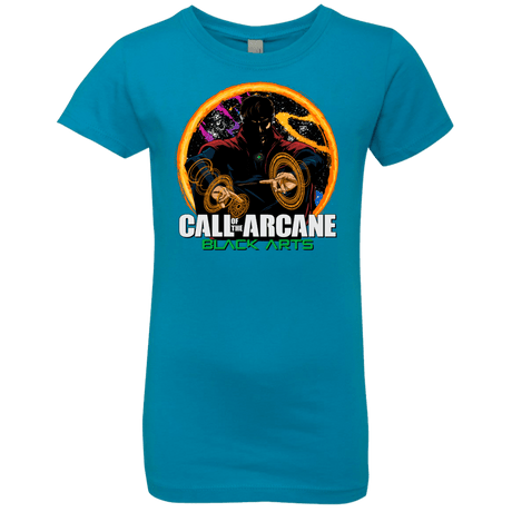 T-Shirts Turquoise / YXS Black arts Girls Premium T-Shirt