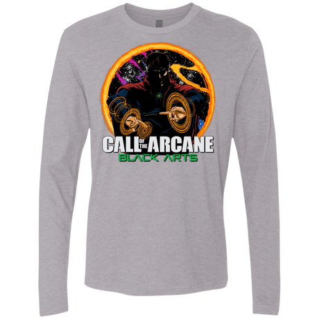 T-Shirts Heather Grey / Small Black arts Men's Premium Long Sleeve