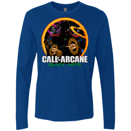 T-Shirts Royal / Small Black arts Men's Premium Long Sleeve